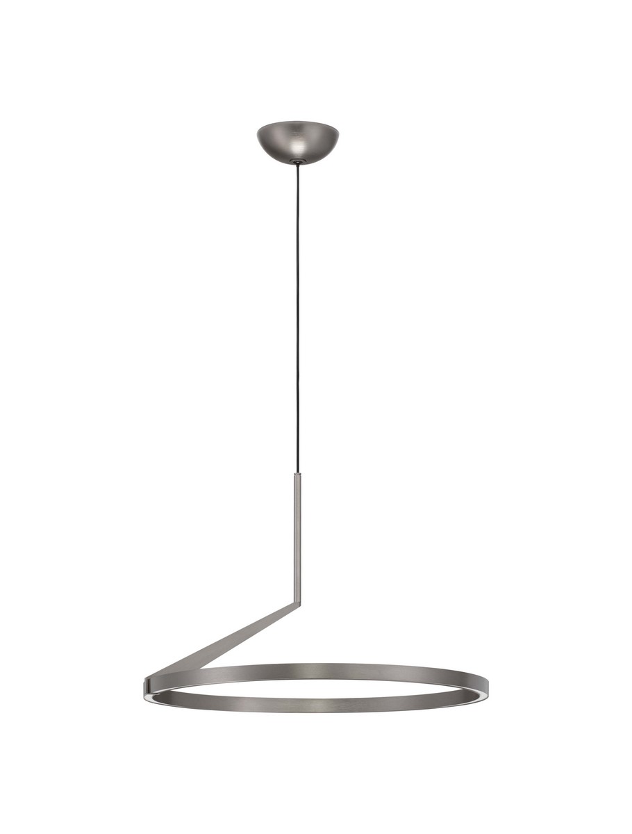Luces Exclusivas ZUDANEZ Lampa Wisząca LED 31W 2210lm 2700-3000-4000K aluminium szary i odcienie szarości LE44648