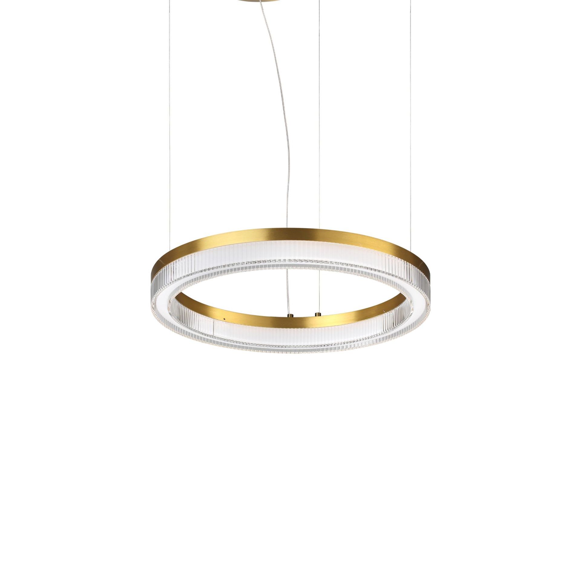 Ideal Lux Lampa Wisząca CROWN SP D40 OTTONE Mosiądz 364964