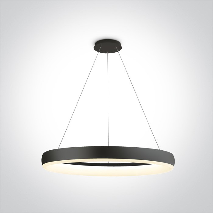 One Light lampa wisząca LED Vitoli 63114/B/W