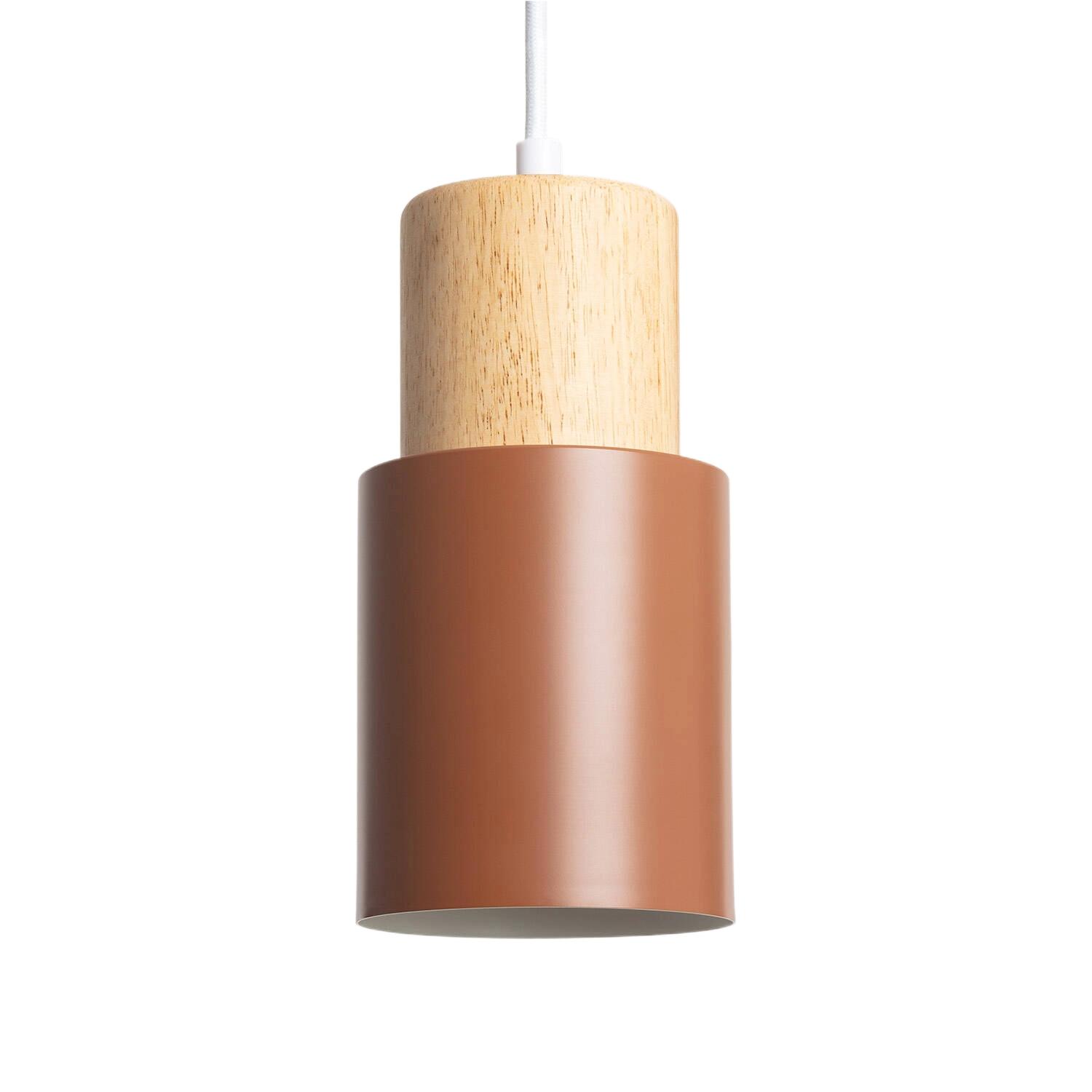 Abruzzo Lampa wisząca nowoczesna skandynawska E27 brązowa Vita ABR-ZE27-VITA-BR