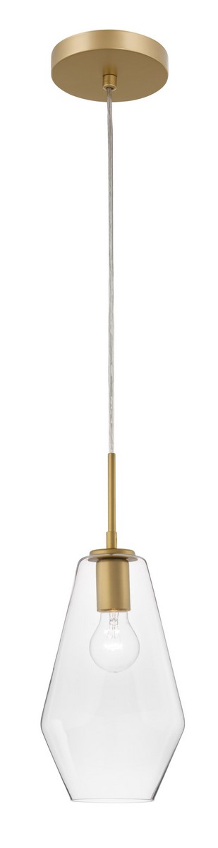 Luces Exclusivas TULUA Wisząca 1xE27 LED złoty/transparentny LE41796