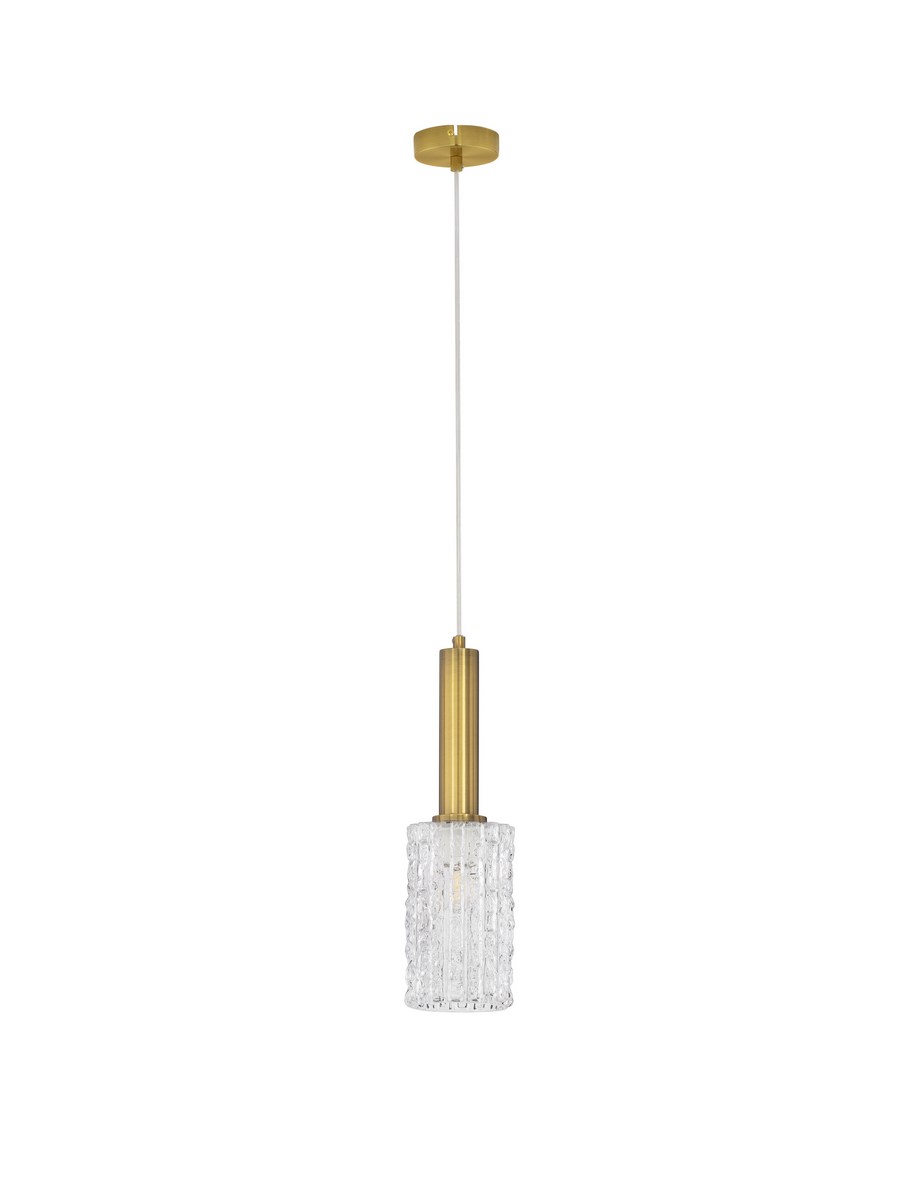 Luces Exclusivas OROYA Lampa Wisząca ø 12,5cm E27 szkło/metal złoty i odcienie złota LE44335