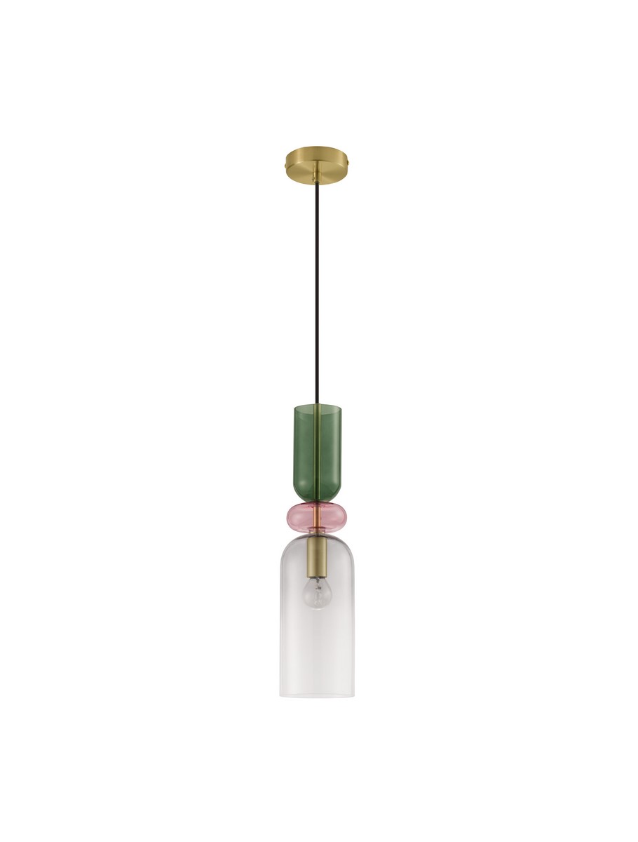 Luces Exclusivas BALAM Wisząca Nowoczesna złoty i odcienie złota 1xE14 max 5W LE43399