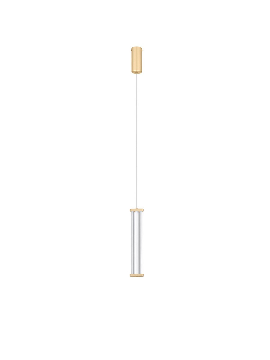 Luces Exclusivas CONIL Lampa Wisząca LED 6W 398lm 2700K metal/akryl złoty i odcienie złota LE45980