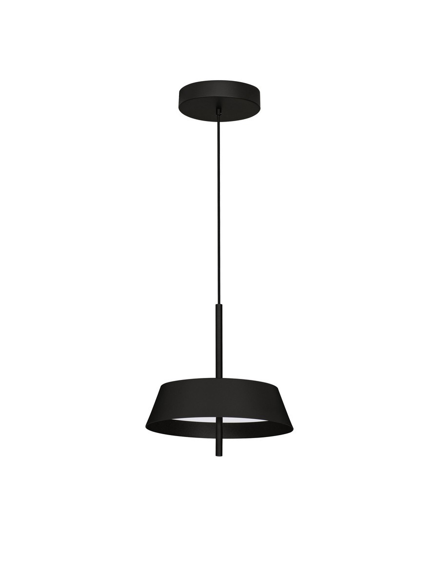 Luces Exclusivas AGUILA Lampa Wisząca LED 24W 1442lm 3000K stal/aluminium/akryl czarny LE45707