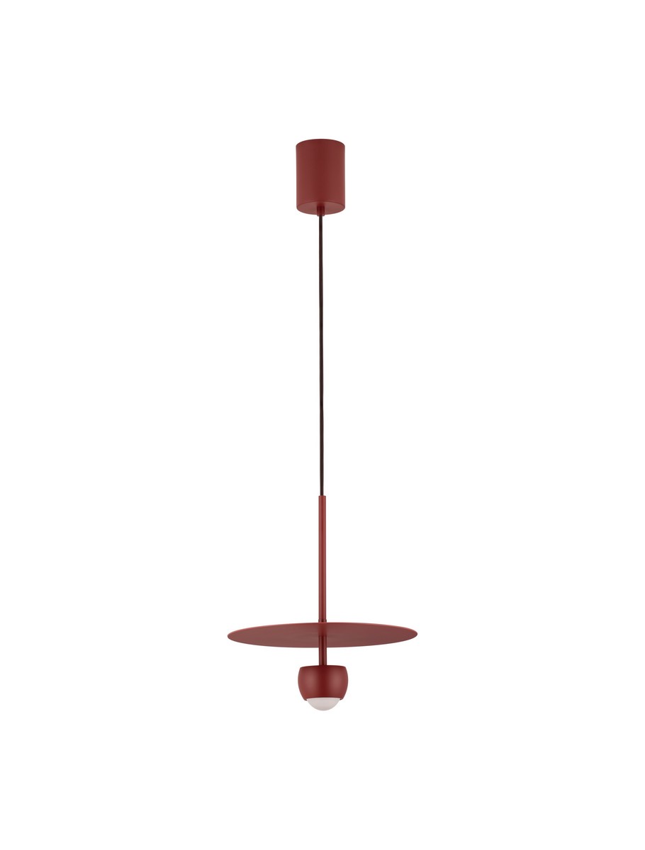 Luces Exclusivas BAILA Lampa Wisząca ø 30cm LED 8W 590lm 3000K aluminium/stal inny LE44537