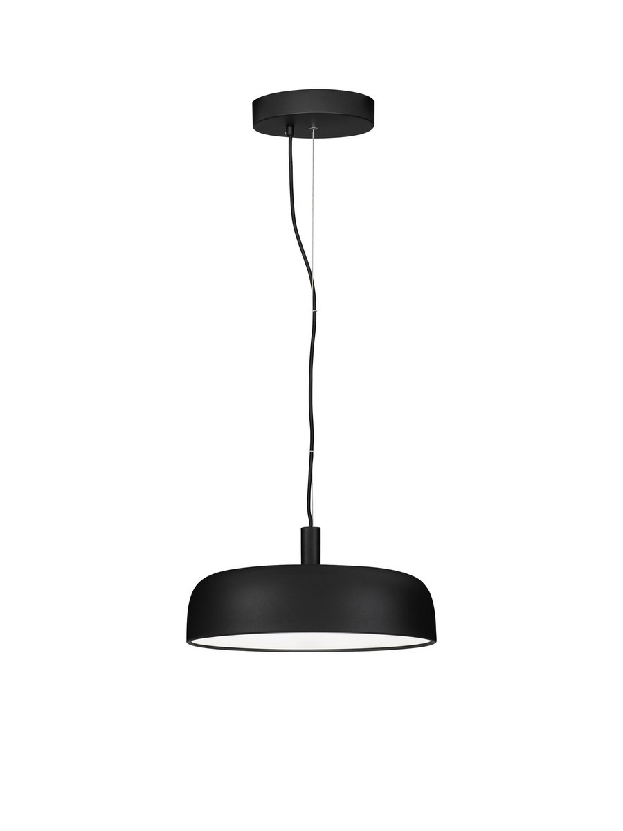 Luces Exclusivas DORRIA Lampa Wisząca LED 27W 1224lm 3000K stal/aluminium/akryl czarny LE46006