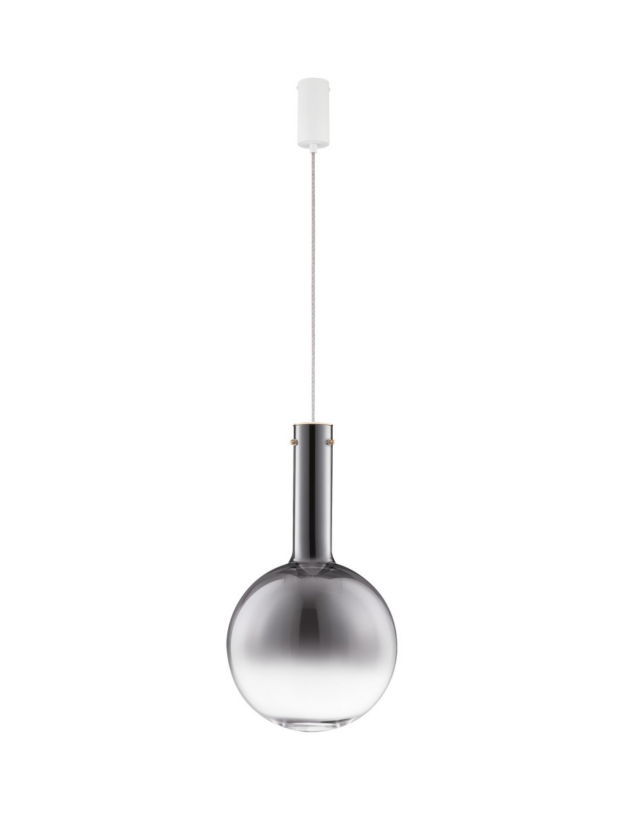 Luces Exclusivas TORCENA Lampa Wisząca ø 30cm LED 8W 440lm 3000K metal/szkło szary i odcienie szarości LE45186