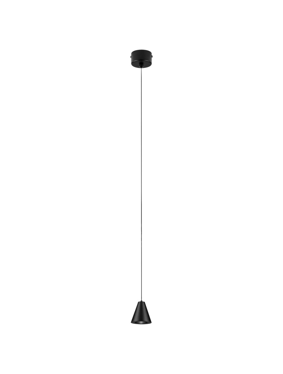 Luces Exclusivas ACHOCALLA Lampa Wisząca LED 5W 371lm 3000K aluminium/stal czarny LE44759