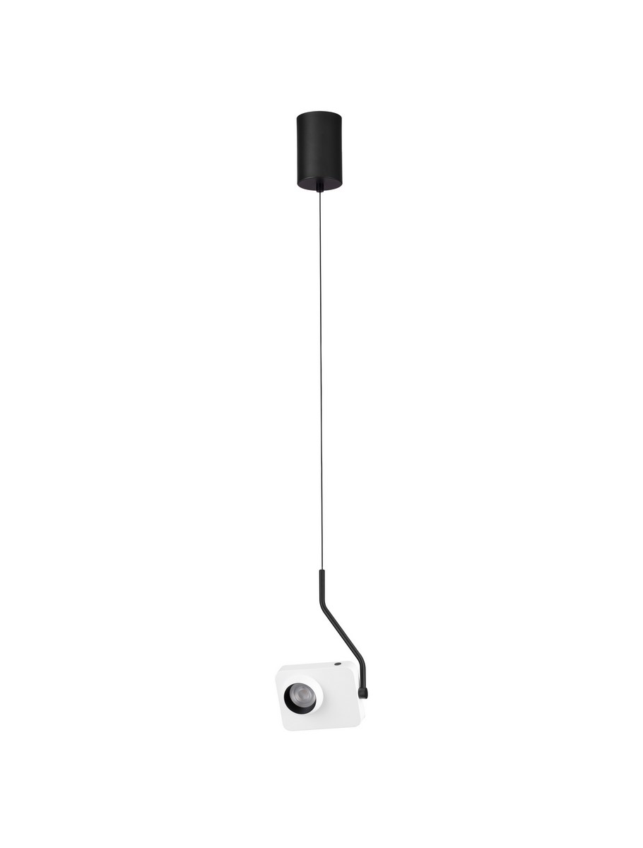 Luces Exclusivas PARINAS Lampa Wisząca LED 9W 717lm 3000K aluminium/stal czarny LE44502