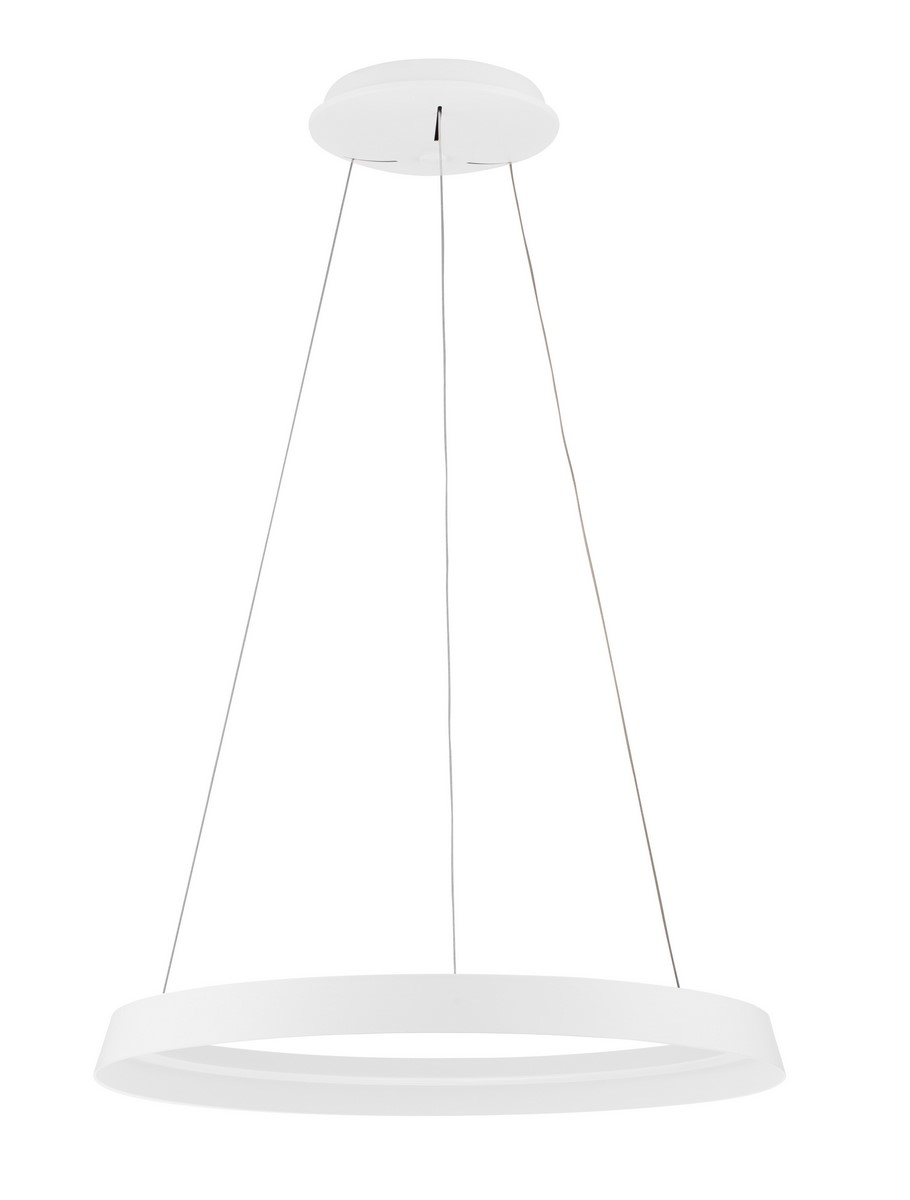 Luces Exclusivas BATALLAS Lampa Wisząca LED 52W 3717lm 2700-3000K aluminium biały LE44782
