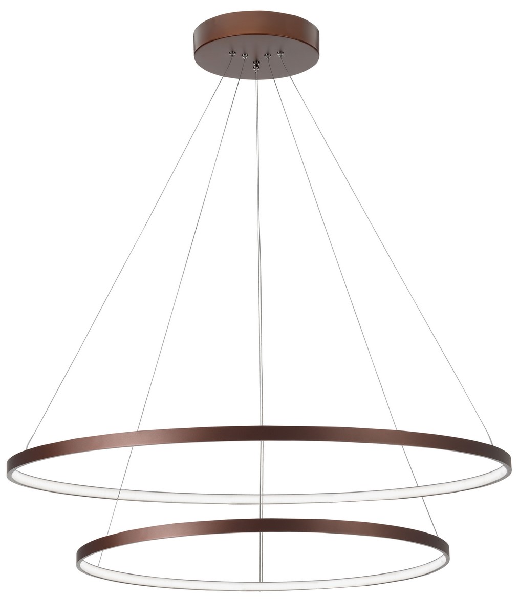 Luces Exclusivas BANDA Wisząca LED 85W 4500lm 3000K Ściemnialna brązowy LE41587