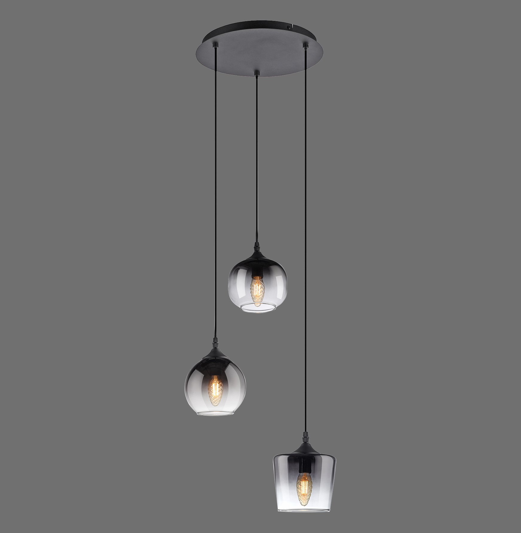 Paul Neuhaus Zea Lampa Wisząca Czarny 15424-18