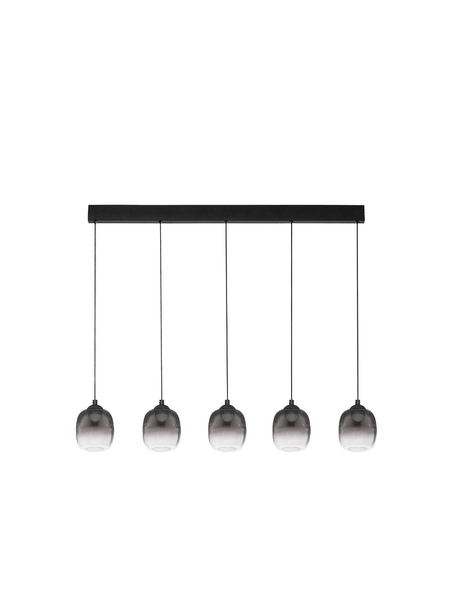 Luces Exclusivas TOAY Lampa Wisząca LED 28W 2222lm 3000K stal/szkło czarny LE44240