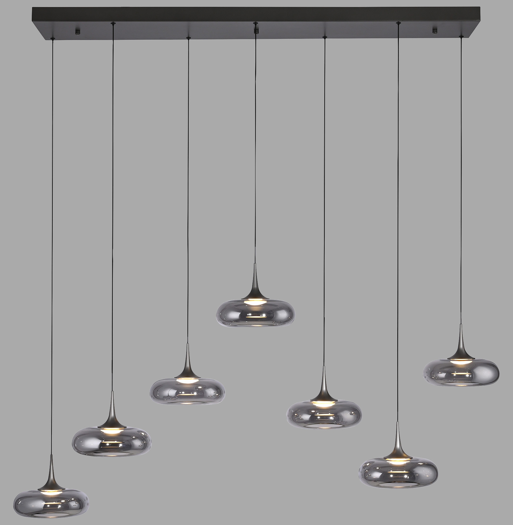 Paul Neuhaus Posh Lampa Wisząca Szara 15695-15