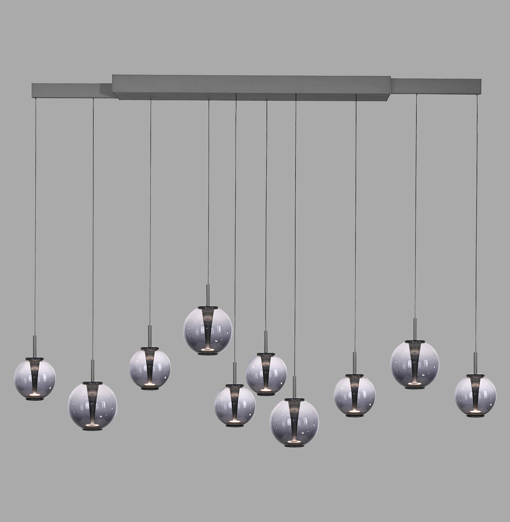 Paul Neuhaus Pure E-Infinity Lampa Wisząca Szara 2221-15