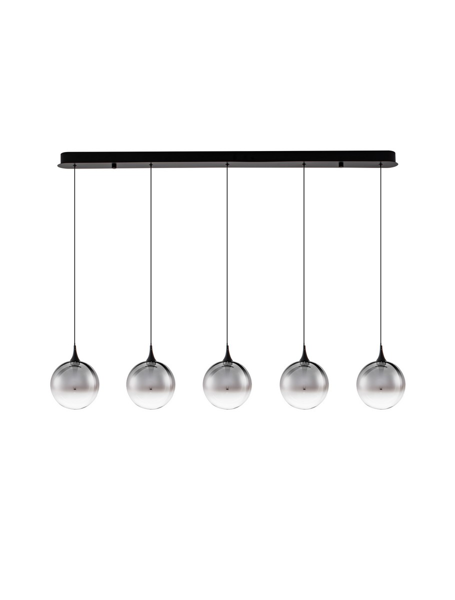Luces Exclusivas LURVELA Lampa Wisząca LED 20W 1125lm 3000K metal/szkło szary i odcienie szarości LE45131