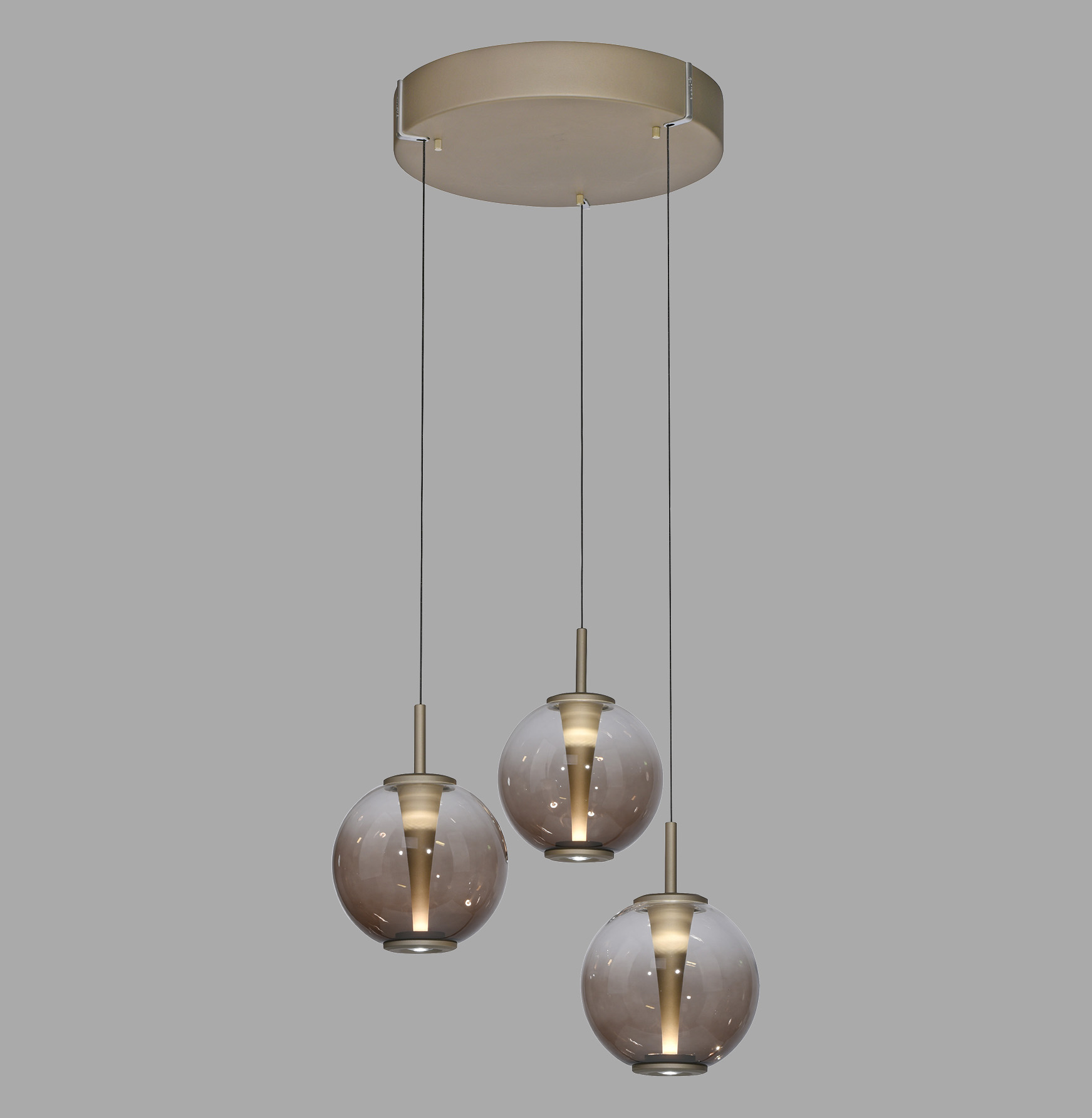 Paul Neuhaus Pure E-Infinity Lampa Wisząca Brązowy 2222-97