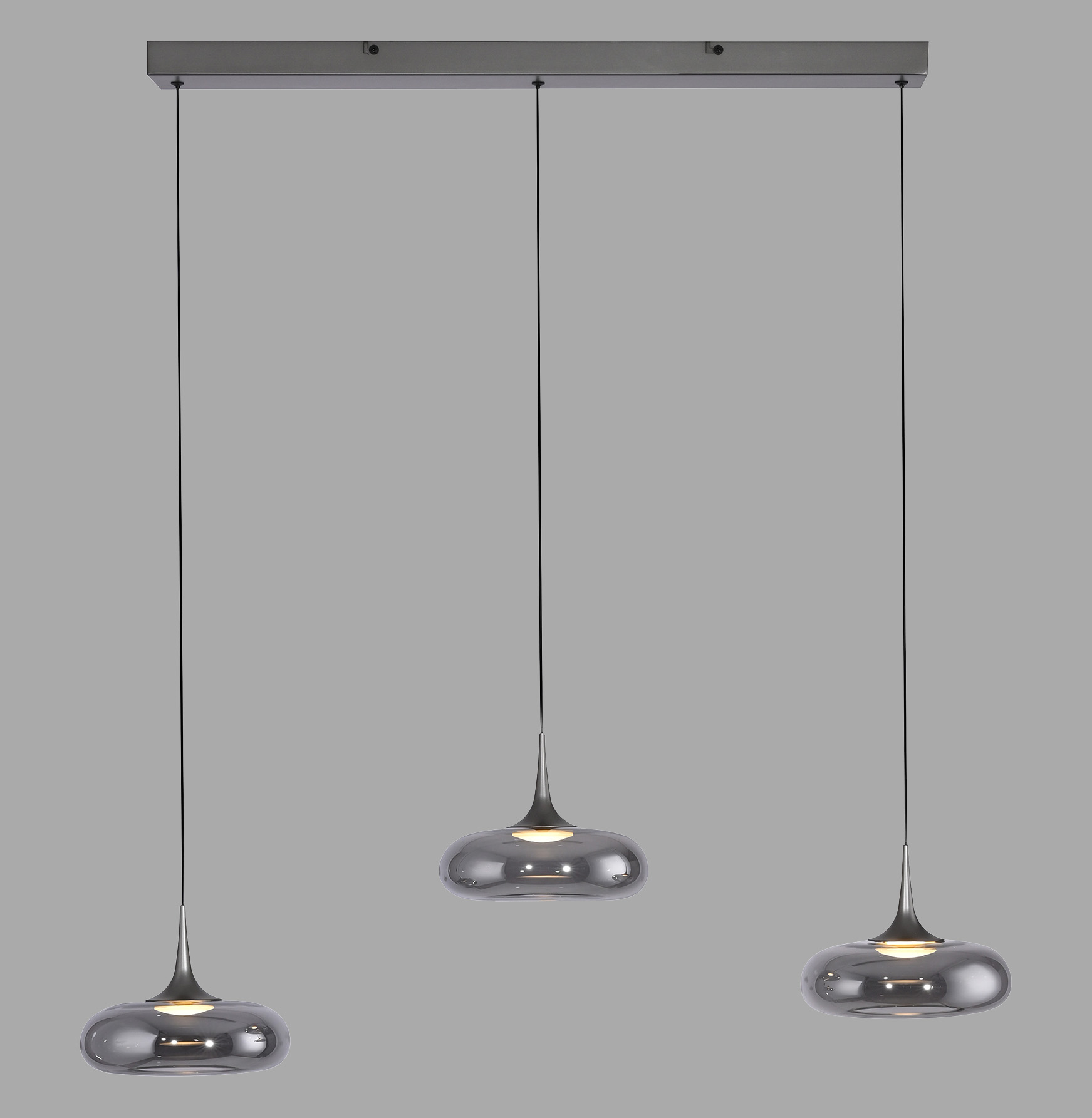 Paul Neuhaus Posh Lampa Wisząca Szara 15693-15