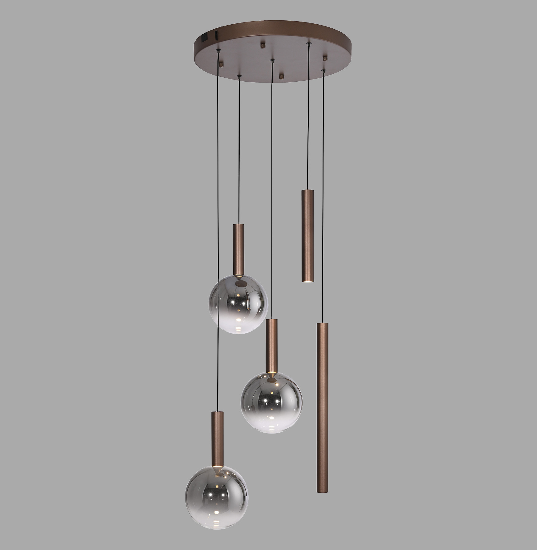 Paul Neuhaus Bowl Lampa Wisząca Brązowa 2285-23