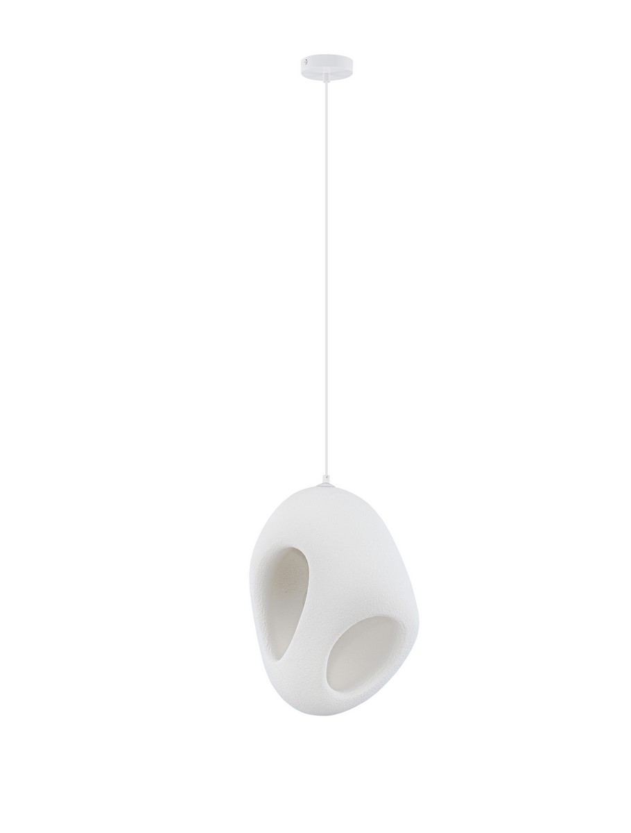 Luces Exclusivas LONTIZA Lampa Wisząca E27 poliuretan/żywica biały LE45332