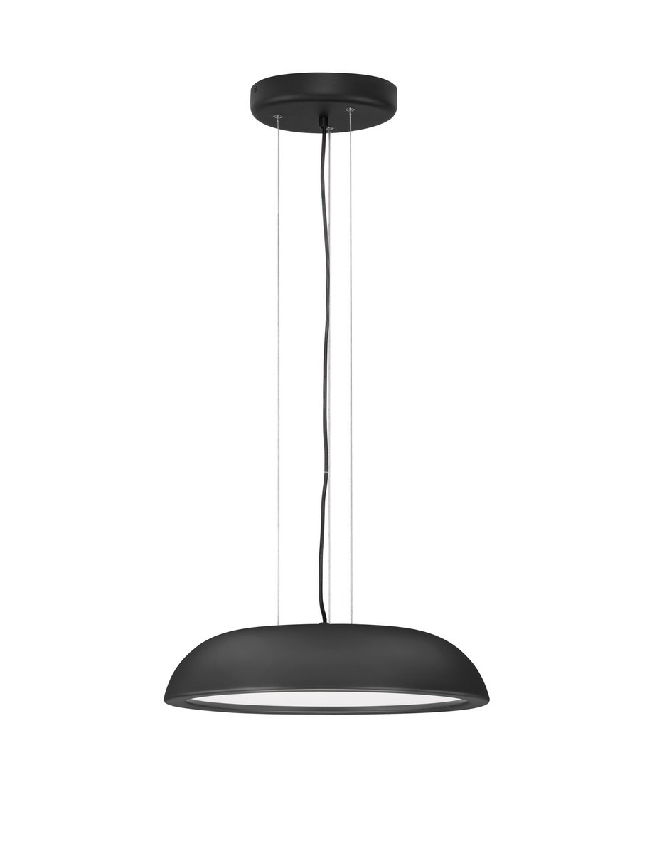Luces Exclusivas VENCID Lampa Wisząca LED 25W 1765lm 3000K stal/aluminium/akryl czarny LE46214