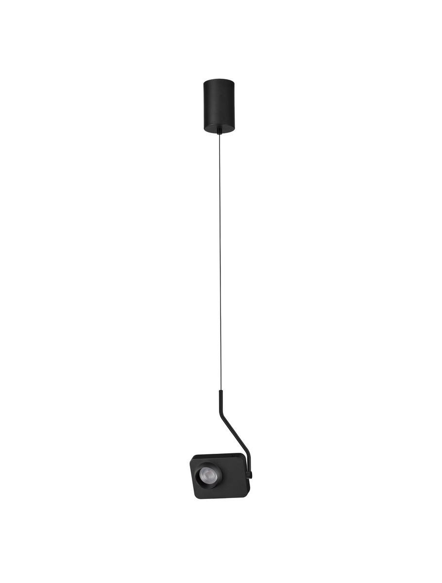 Luces Exclusivas PARINAS Lampa Wisząca LED 9W 717lm 3000K aluminium/stal czarny LE44501