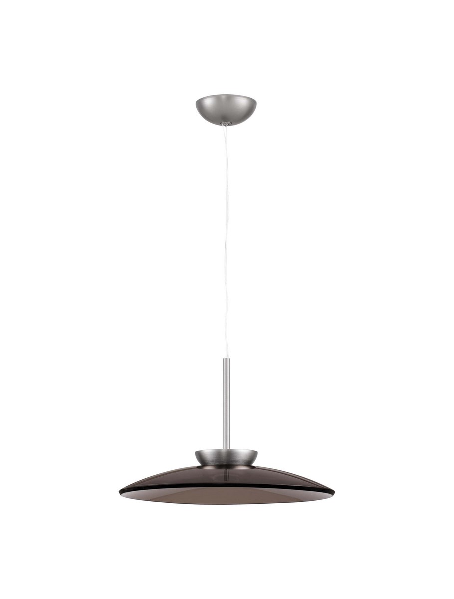 Luces Exclusivas HUANUCO Lampa Wisząca LED 21W 1420lm 3000K aluminium/szkło szary i odcienie szarości LE44839