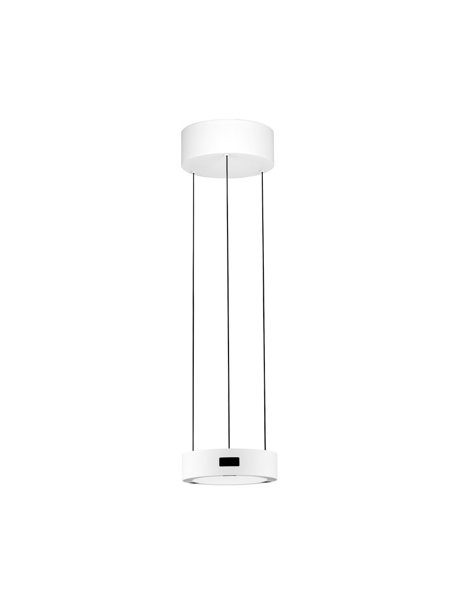 Luces Exclusivas ALMAY Lampa Wisząca ø 20cm LED 24W 1712lm 3000K aluminium/stal biały LE44606
