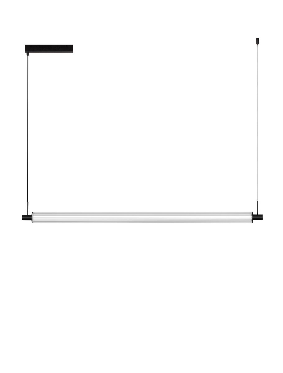 Luces Exclusivas ARUCAS Lampa Wisząca LED 27W 1890lm 2700-3000K aluminium/szkło czarny LE45879