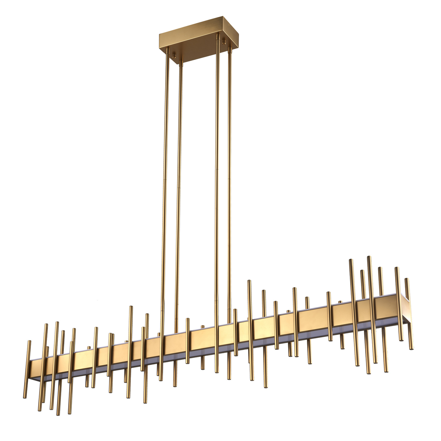 Step Into Design Lampa wisząca ARCHITETTO 130 cm - LED, złota dekoracyjna listwa ST-DL8524 gold