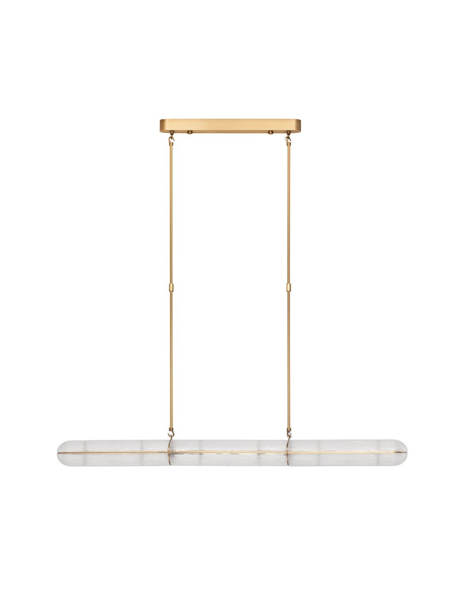 Luces Exclusivas ANENTO Lampa Wisząca LED 23W 1380lm 3000K metal/szkło złoty i odcienie złota LE45818