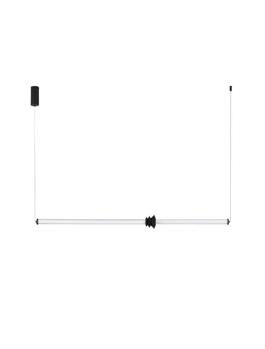 Luces Exclusivas URUBICHA Lampa Wisząca LED 15W 1109lm 3000K aluminium/ceramika/akryl czarny LE44689