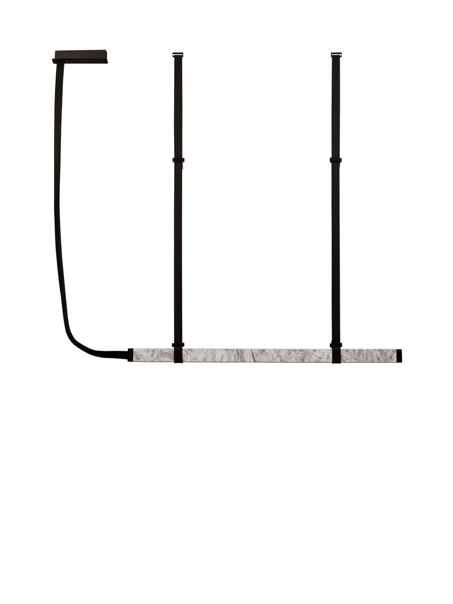 Luces Exclusivas ALHENDI Lampa Wisząca LED 25W 1500lm 3000K marmur/aluminium beżowy LE45796