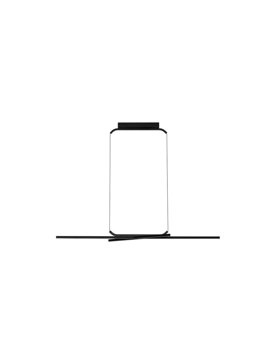 Luces Exclusivas MALERTA Lampa Wisząca LED 41W 2253lm 2700-3000-4000K aluminium czarny LE45418