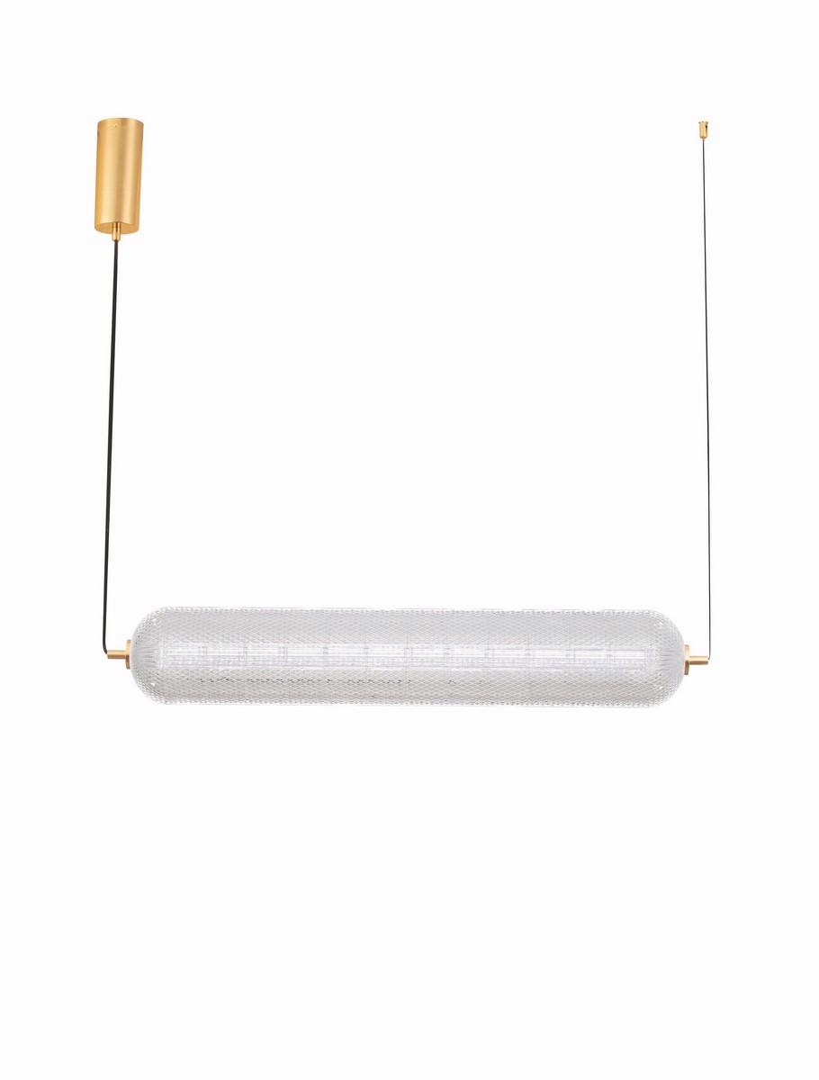 Luces Exclusivas TIPUANI Lampa Wisząca LED 40W 3384lm 3000K metal/akryl złoty i odcienie złota LE44627