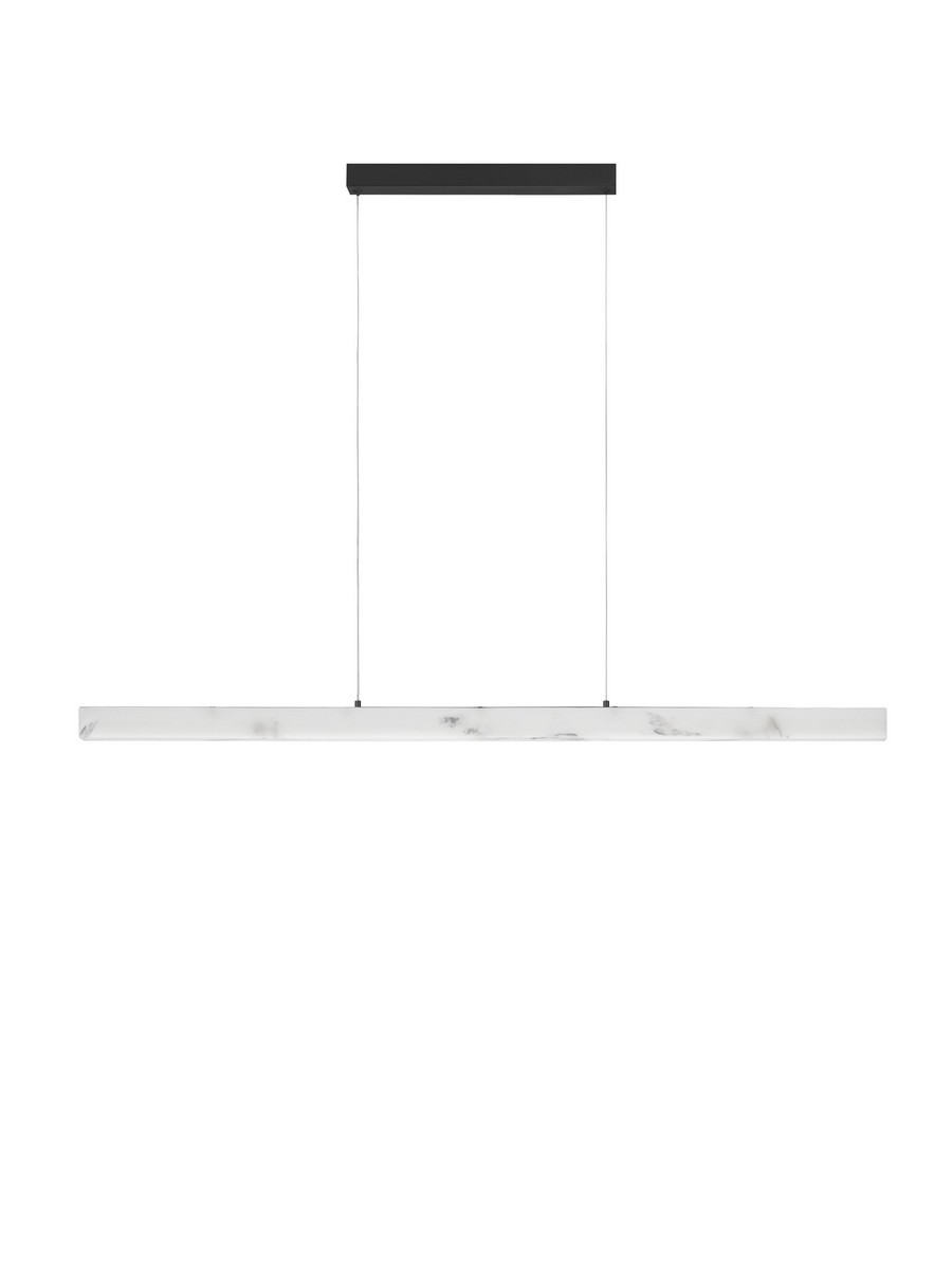 Luces Exclusivas LANZAROTE Lampa Wisząca LED 36W 1906lm 3000K stal/aluminium/tworzywo czarny LE46086