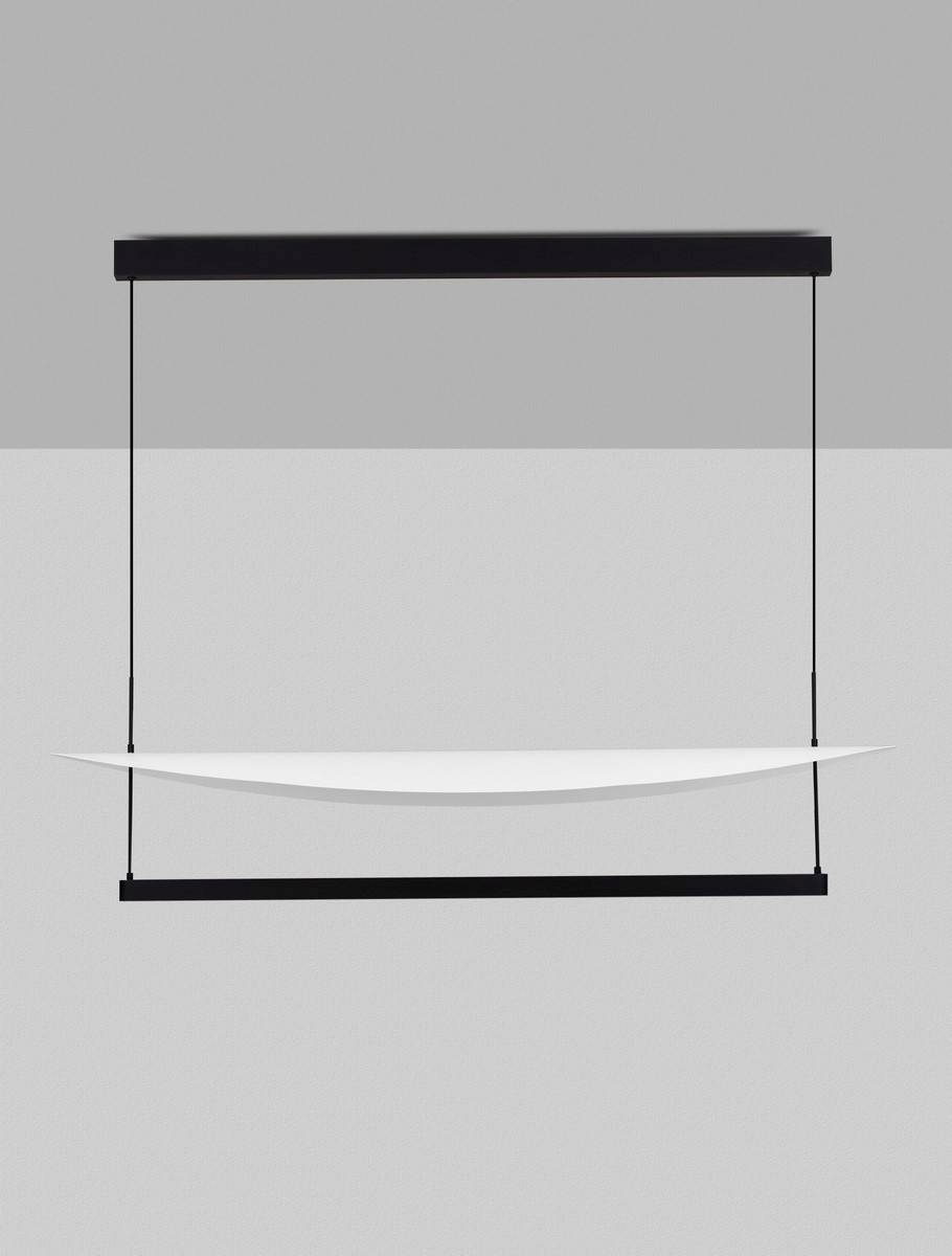 Luces Exclusivas TIRAQUE Lampa Wisząca LED 81W 5160lm 3000K aluminium czarny LE44631