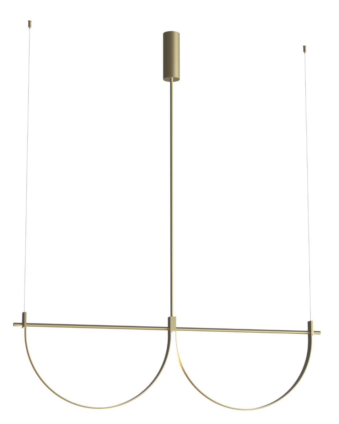 Maxlight P0689 Victoria 40W Lampa Wisząca złoty