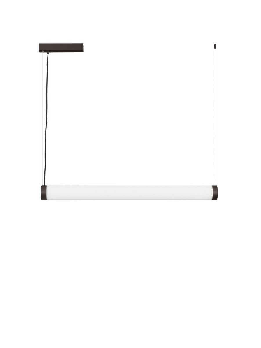 Luces Exclusivas ADRA Lampa Wisząca LED 32W 2172lm 3000K stal/aluminium/akryl czarny LE45704