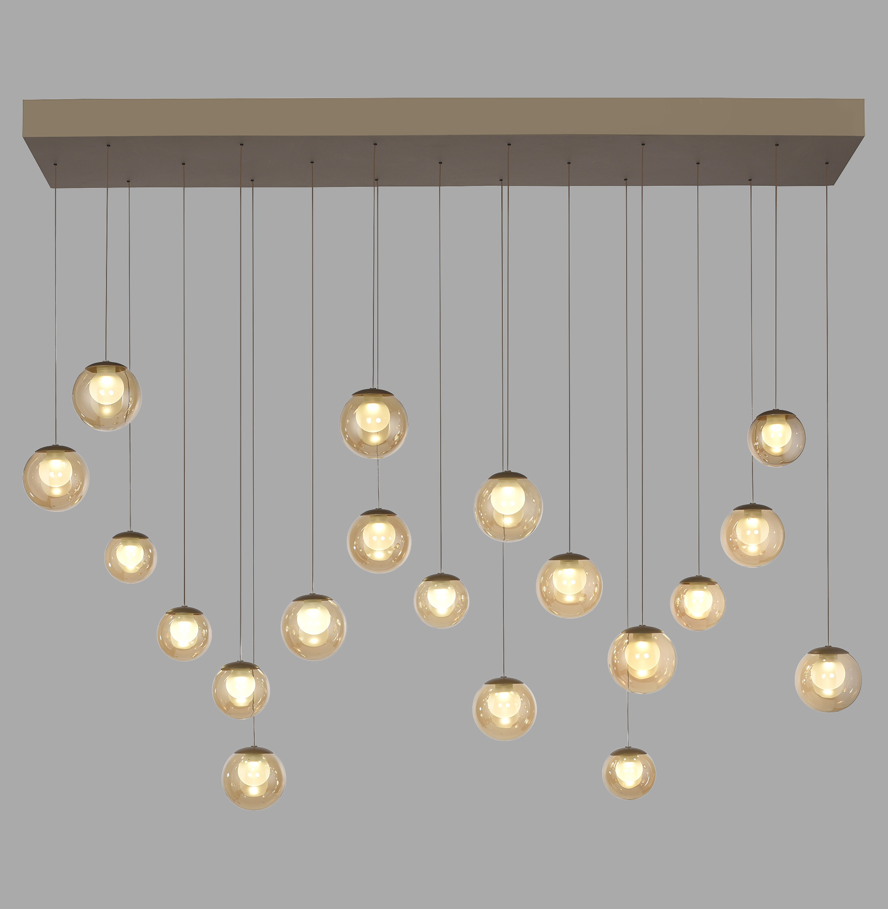 Paul Neuhaus Pure Popup Lampa Wisząca Brązowy 2589-97
