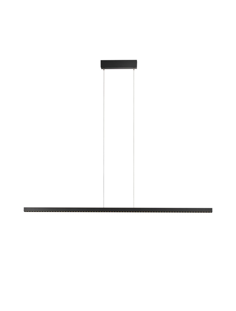 Luces Exclusivas TARVANA Lampa Wisząca LED 25W 2255lm 3000K aluminium czarny LE45410