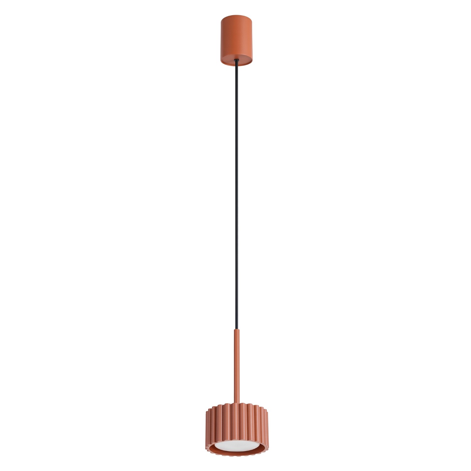 Sollux Lampa wisząca AURA 1 ochra czerwona Gx53 SL.2680
