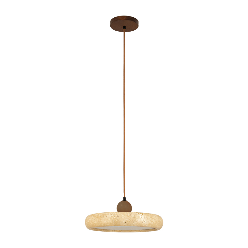 Zambelis Wisząca LED 22W 3000K Naturalny Kamień Brązowy Wood 25419