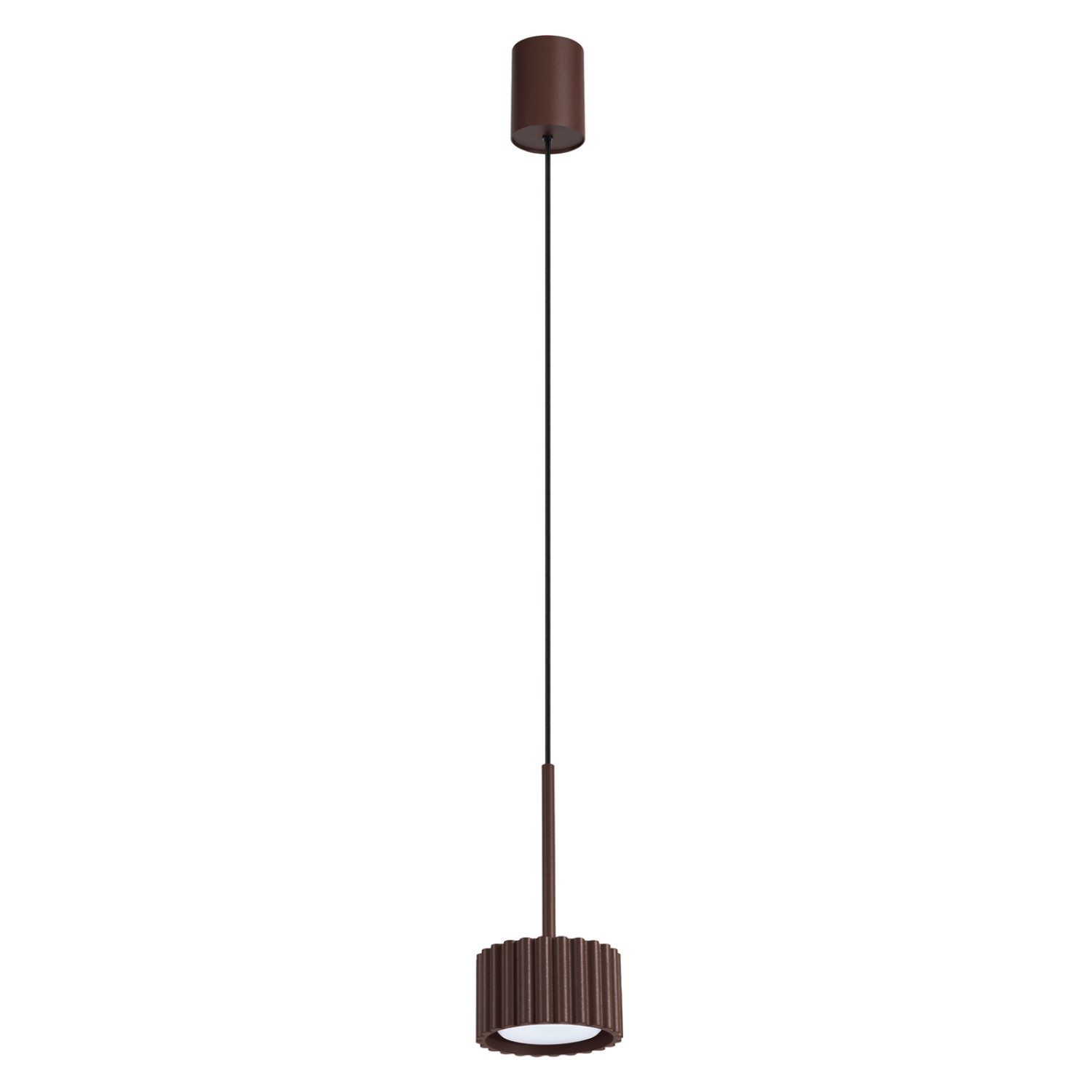 Sollux Lampa wisząca AURA 1 brązowa Gx53 SL.2690