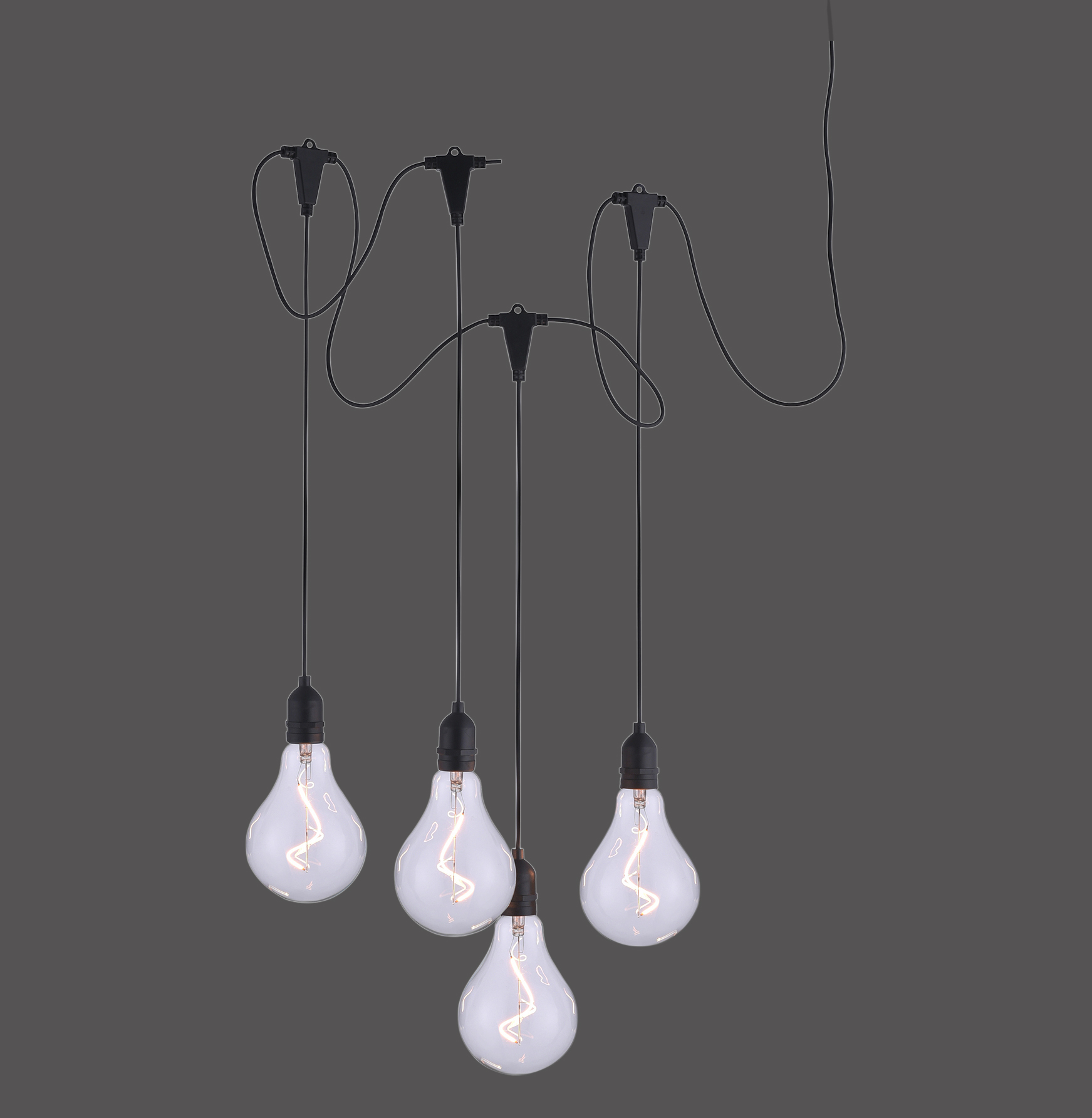 Paul Neuhaus Enni Lampa Wisząca Czarny 19094-18