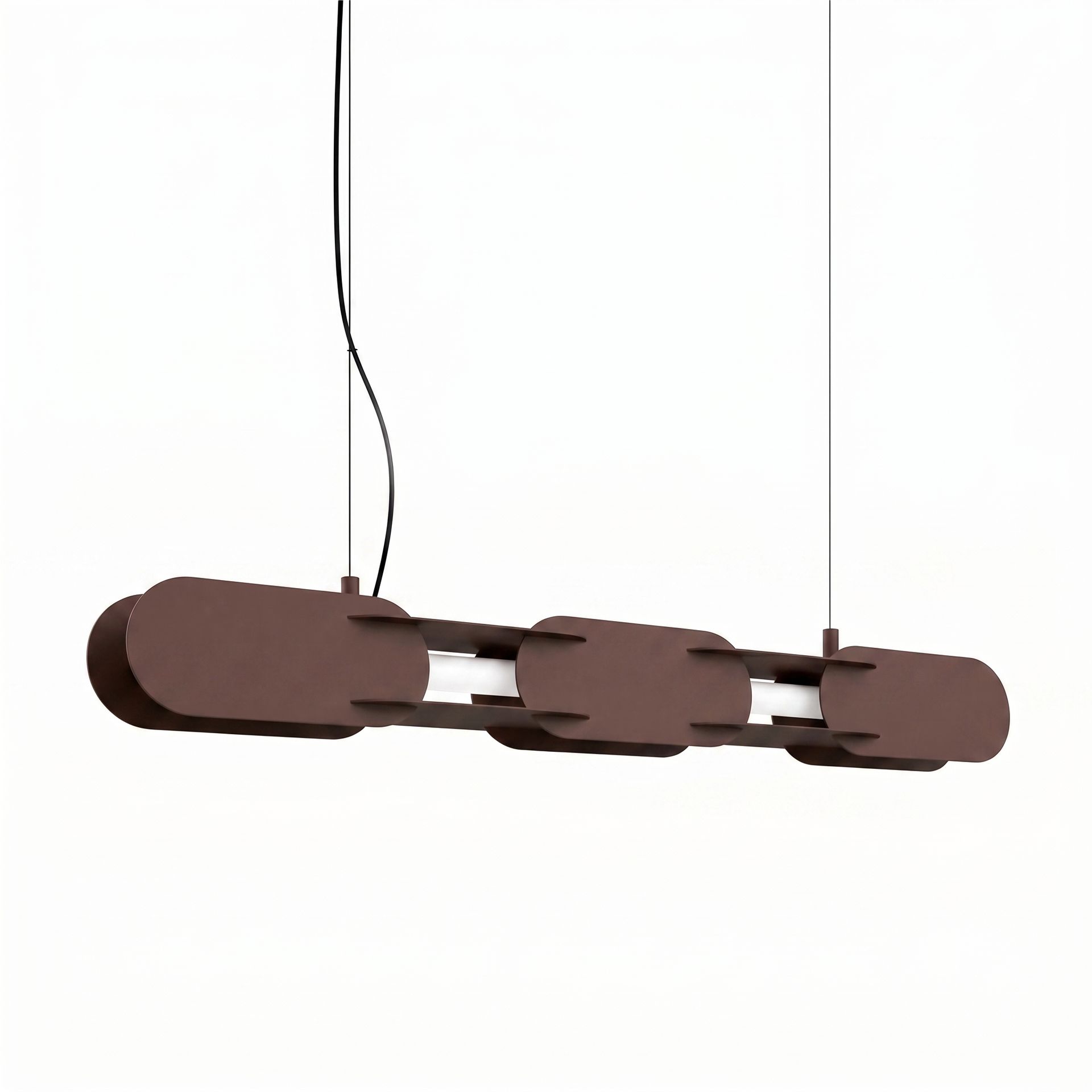 Thoro Lampa wisząca CHAIN 91 brązowa LED 4000K TH.810