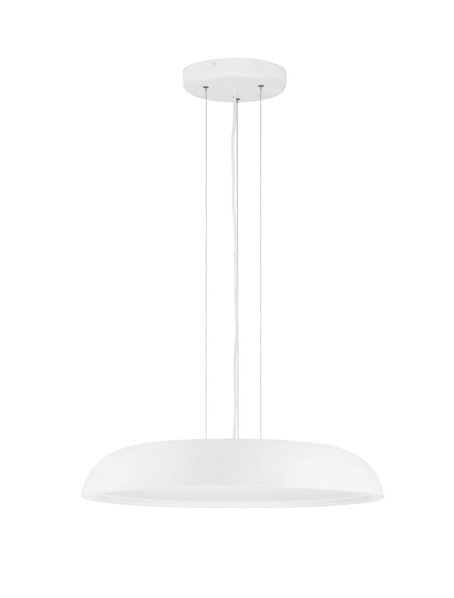 Luces Exclusivas VENCID Lampa Wisząca LED 44W 3051lm 3000K stal/aluminium/akryl biały LE46218