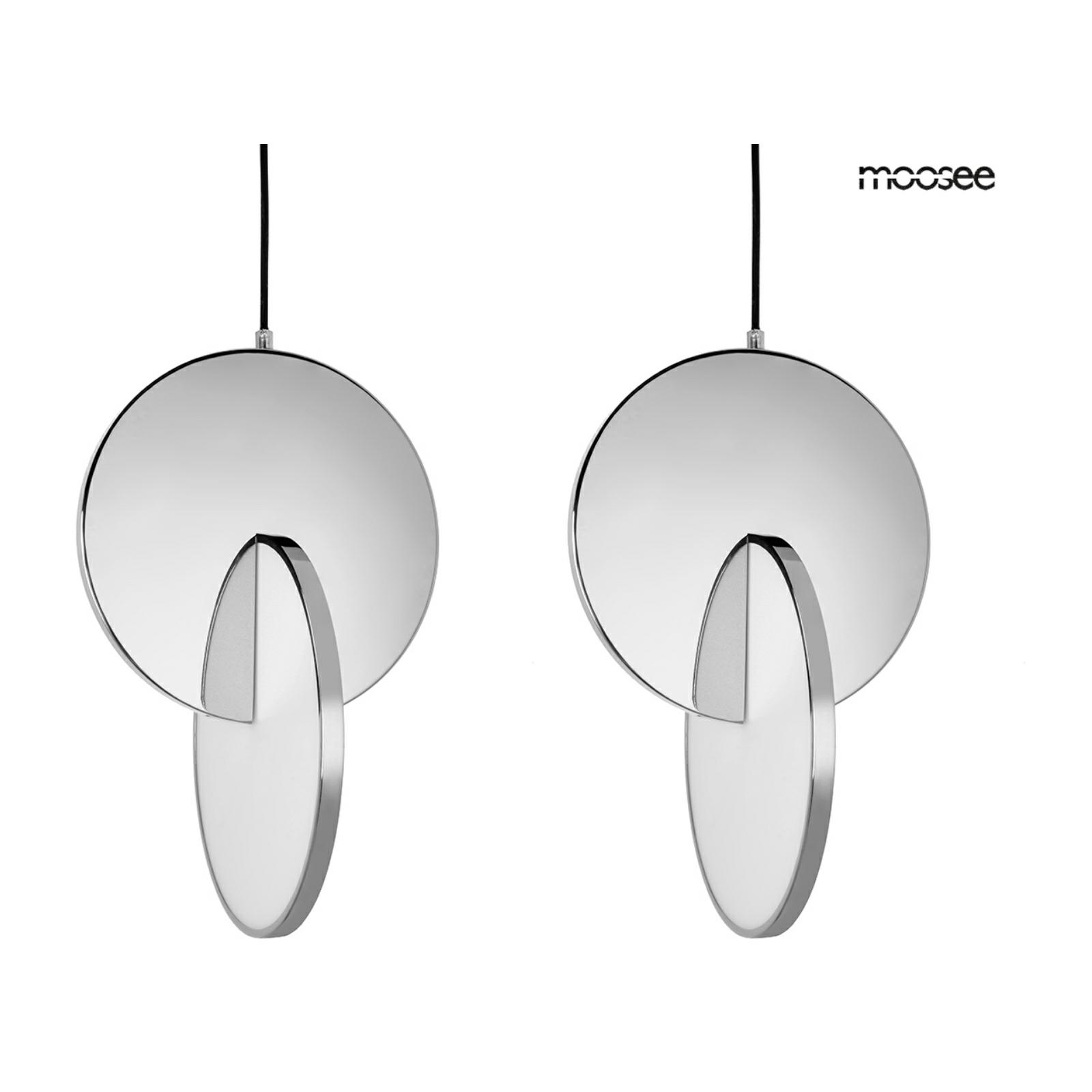 MOOSEE zestaw 2 lamp wiszących DISCO srebrny (MSE010100369.SET2)
