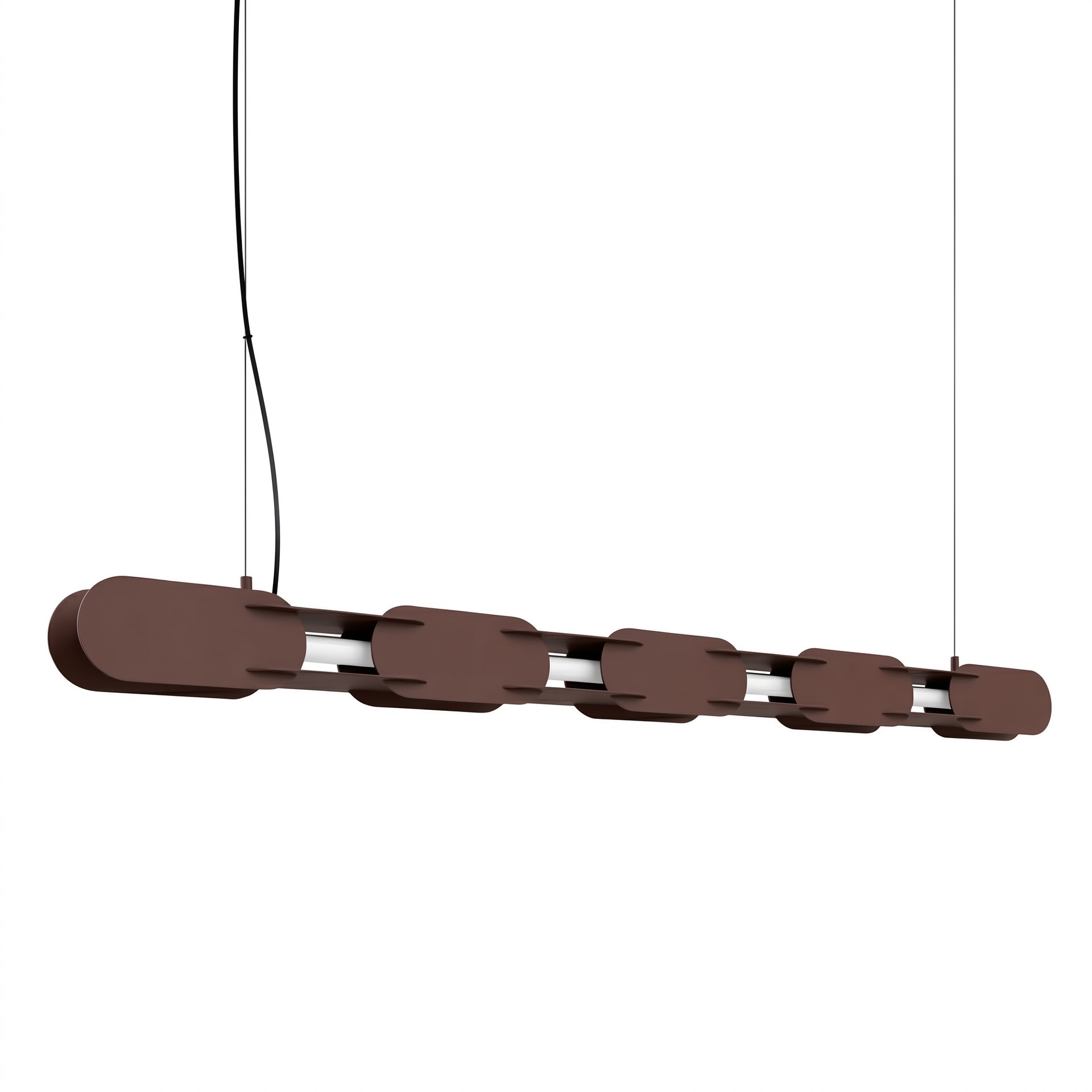 Thoro Lampa wisząca CHAIN 158 brązowa LED 4000K TH.1035